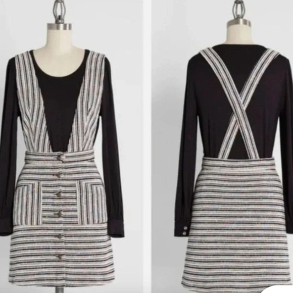 Modcloth Multicolor Textured Fabric Dress - Picture 2 of 5